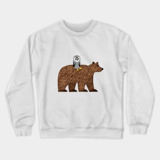 The Owl and The Bear Crewneck Sweatshirt